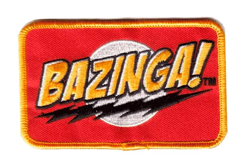 Parche Bordado Bazinga