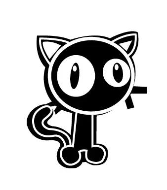 Parche Gato negro