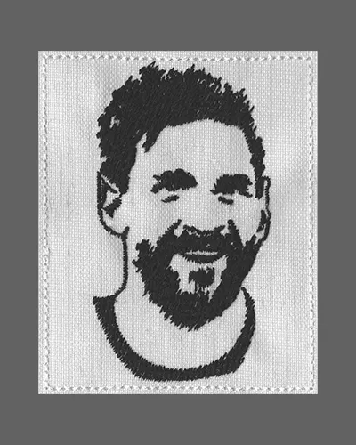 Parche Bordado Leo Messi