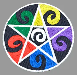 Parche Bordado Pentagrama