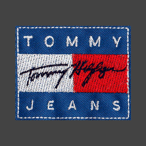 Parche Bordado Tommy Jeans firma