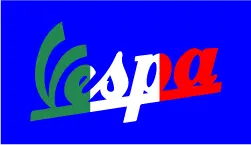 Vespa bandera Italiana