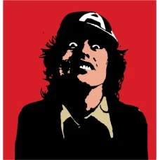 Parche AC-DC-Pop-Art