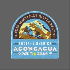 Parche Bordado Aconcagua
