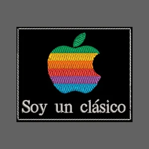 Parche Bordado Apple
