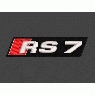Parche Bordado Audi RS7