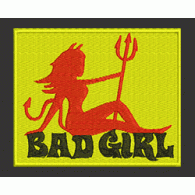 Parche Bordado Bad girl
