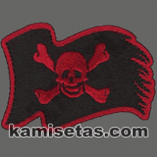 Parche Bordado Bandera Pirata