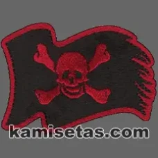 Parche Bordado Bandera Pirata