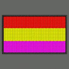 Parche Bordado Bandera Republicana