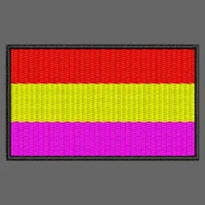Parche Bordado Bandera Republicana