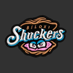 Parche Bordado Biloxi Shuckers