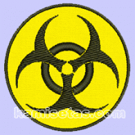 Parche Bordado Biohazard
