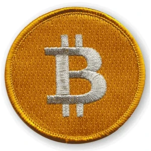 Parche Bordado Bitcoin