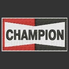 Parche Bordado Bujia Champion