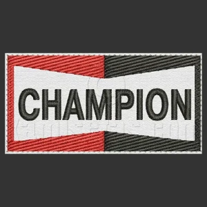 Parche Bordado Bujia Champion