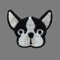 Parche Bordado Bulldog Frances
