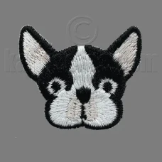 Parche Bordado Bulldog Frances
