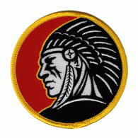 Parche Bordado Cabeza Indio