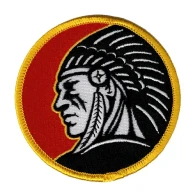 Parche Bordado Cabeza Indio