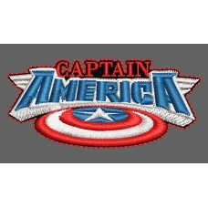 Parche Bordado Capitan America