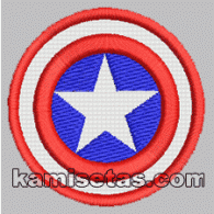 Parche Bordado Captain America