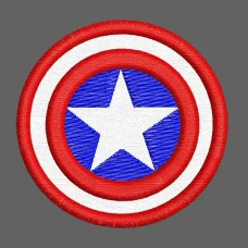 Parche Bordado Captain America