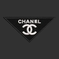 Parche Bordado Chanel triangulo