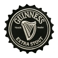Parche Bordado Chapa Guinness