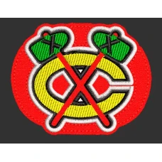Parche Bordado Chicago Blackhawks