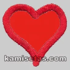 Parche Bordado Corazon