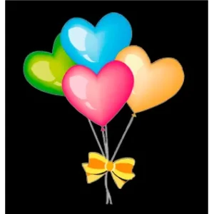 Parche Corazones de Globos