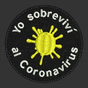Parche Bordado Covid-19