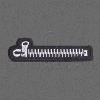 Parche Bordado Cremallera