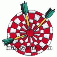 Parche Bordado Dardos