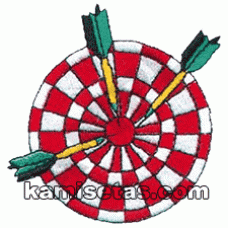 Parche Bordado Dardos