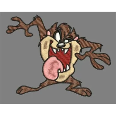 Parche Bordado Diablo de Tasmania