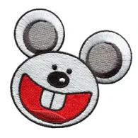 Parche Bordado Dientes de conejo