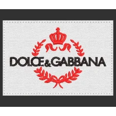 Parche Bordado Dolce Gabbana corona