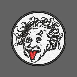 Parche Bordado Einstein