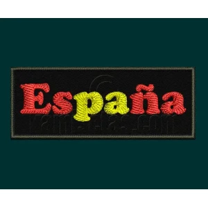 Parche Bordado Espana-letras