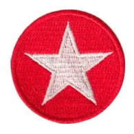 Parche Bordado Estrella Blanca
