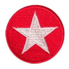 Parche Bordado Estrella Blanca