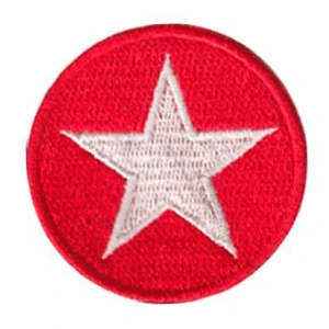 Parche Bordado Estrella Blanca