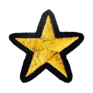 Parche Bordado Estrella dorada