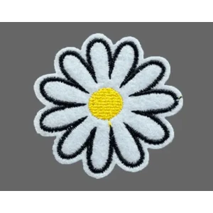 Parche Bordado Flor Margarita