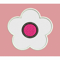 Parche Bordado Flor Mary Quant