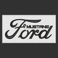 Parche Bordado Ford Mustang