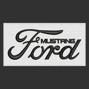 Parche Bordado Ford Mustang