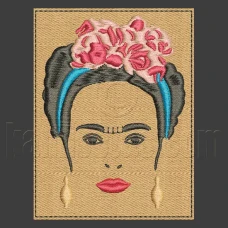 Parche Bordado Frida Kahlo